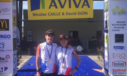 Fabrice BOSSION et Valérie DUCATILLION, Champion et Championne de France de Triathlon Sprint