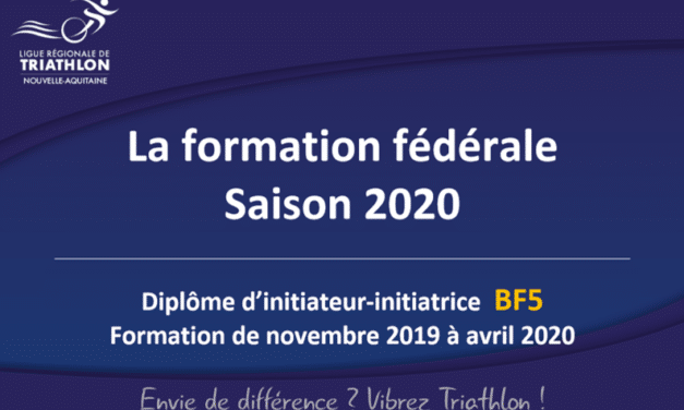 Offre de formation fédérale BF5 & BF4 2019-2020
