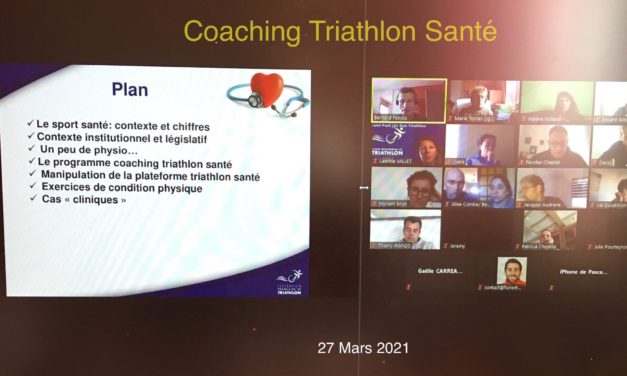 Formation Coaching Triathlon Santé Niveau 1 du samedi 27 mars