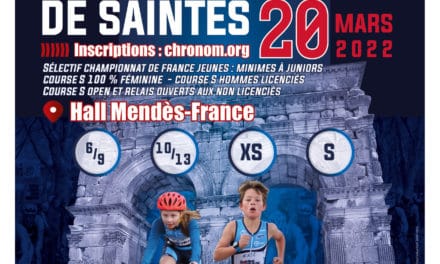 Remise des maillots du Championnat de France des Ligues à l’occasion du Duathlon de Saintes