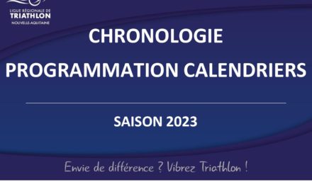 Lancement du calendrier prévisionnel 2023 des épreuves de Nouvelle-Aquitaine