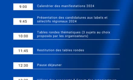 Inscrivez votre manifestation au calendrier prévisionnel 2024 de Nouvelle-Aquitaine